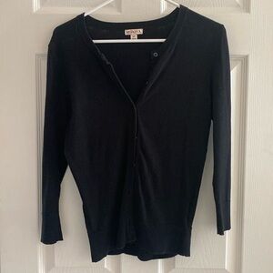 Merona Black Cardigan - women’s small